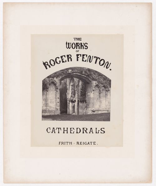 View of arched doorway in ruins of Glastonbury Abbey, Glastonbury, England