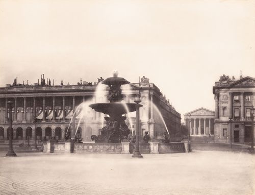 Plate from album ''Buildings, parks and streets of Paris, Versailles and environs, France''
