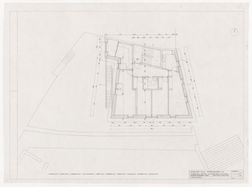 Second floor plan for Edifício Figueiredo, Viseu, Portugal