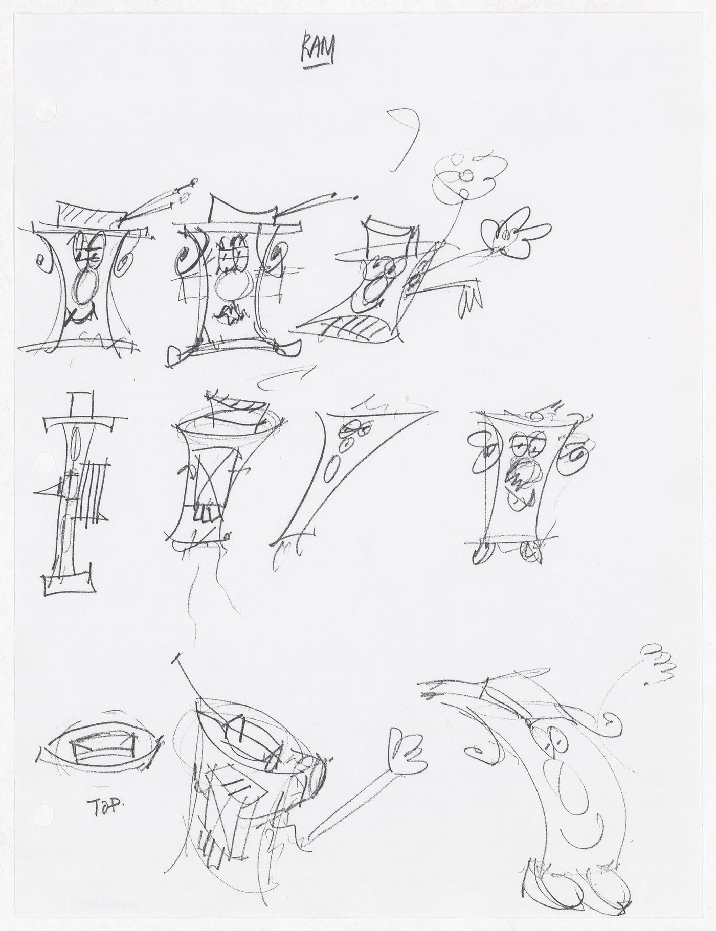 Rom and Ram character design