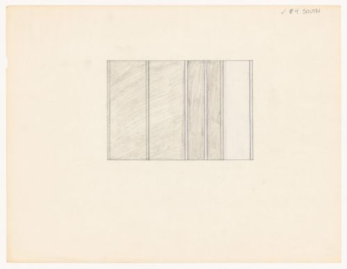 Sketch elevation for House VI, Cornwall, Connecticut