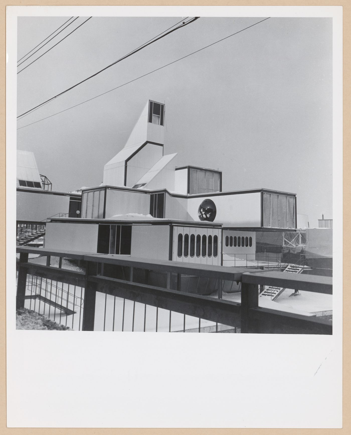 View of the Cuban Pavilion, Expo 67, Montréal, Québec