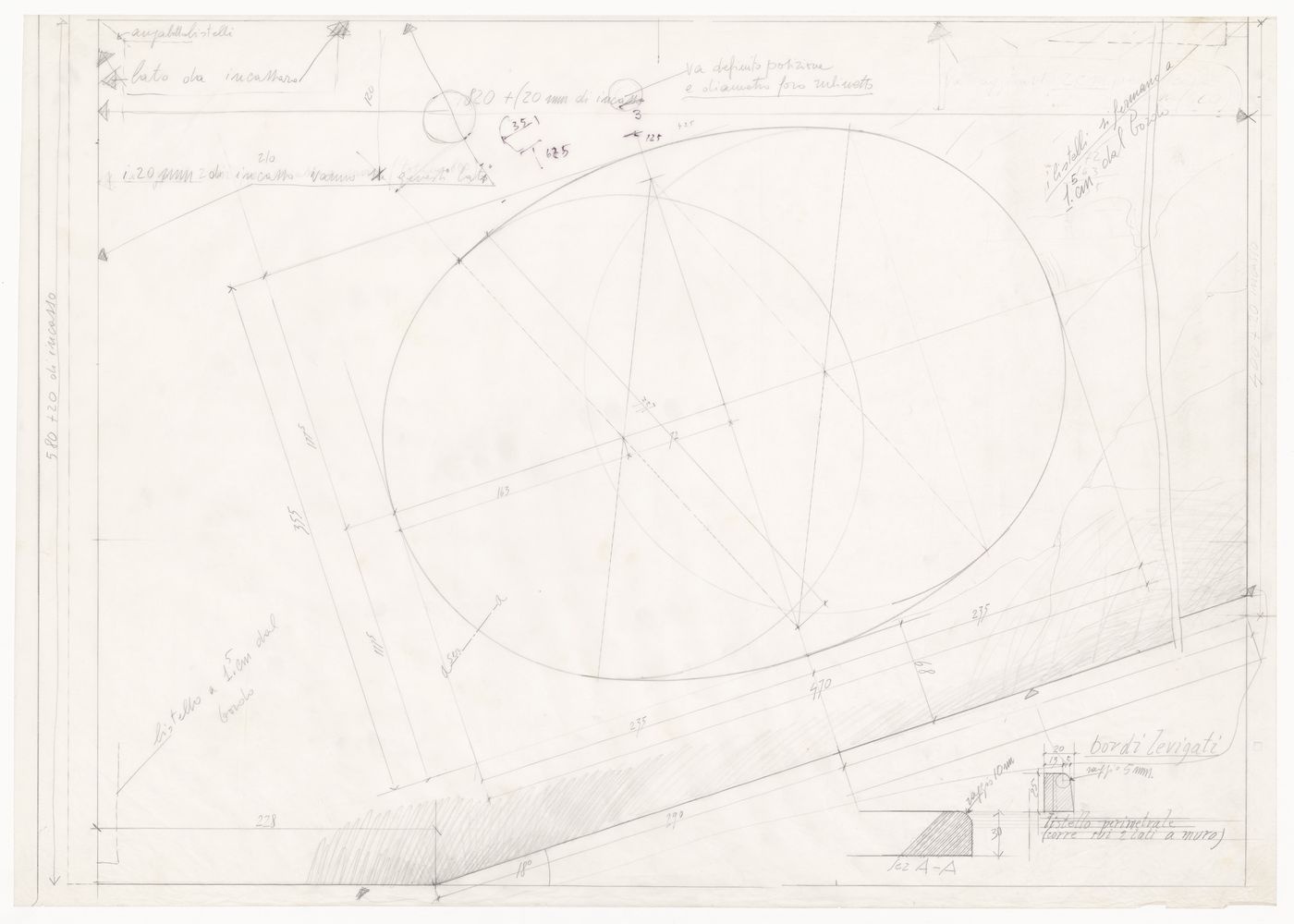 Plan for Casa Frea, Milan, Italy