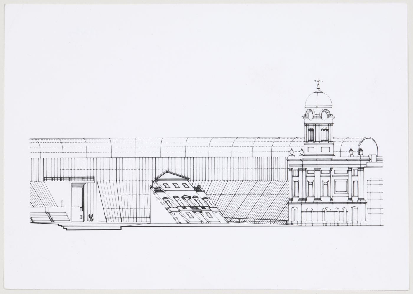 Derby Civic Centre, Derby, England: elevation