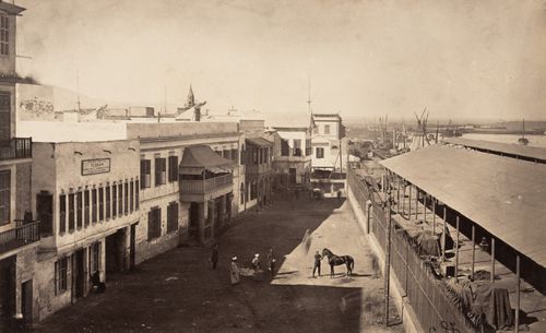 View of Suez Town, Suez Canal, Egypt
