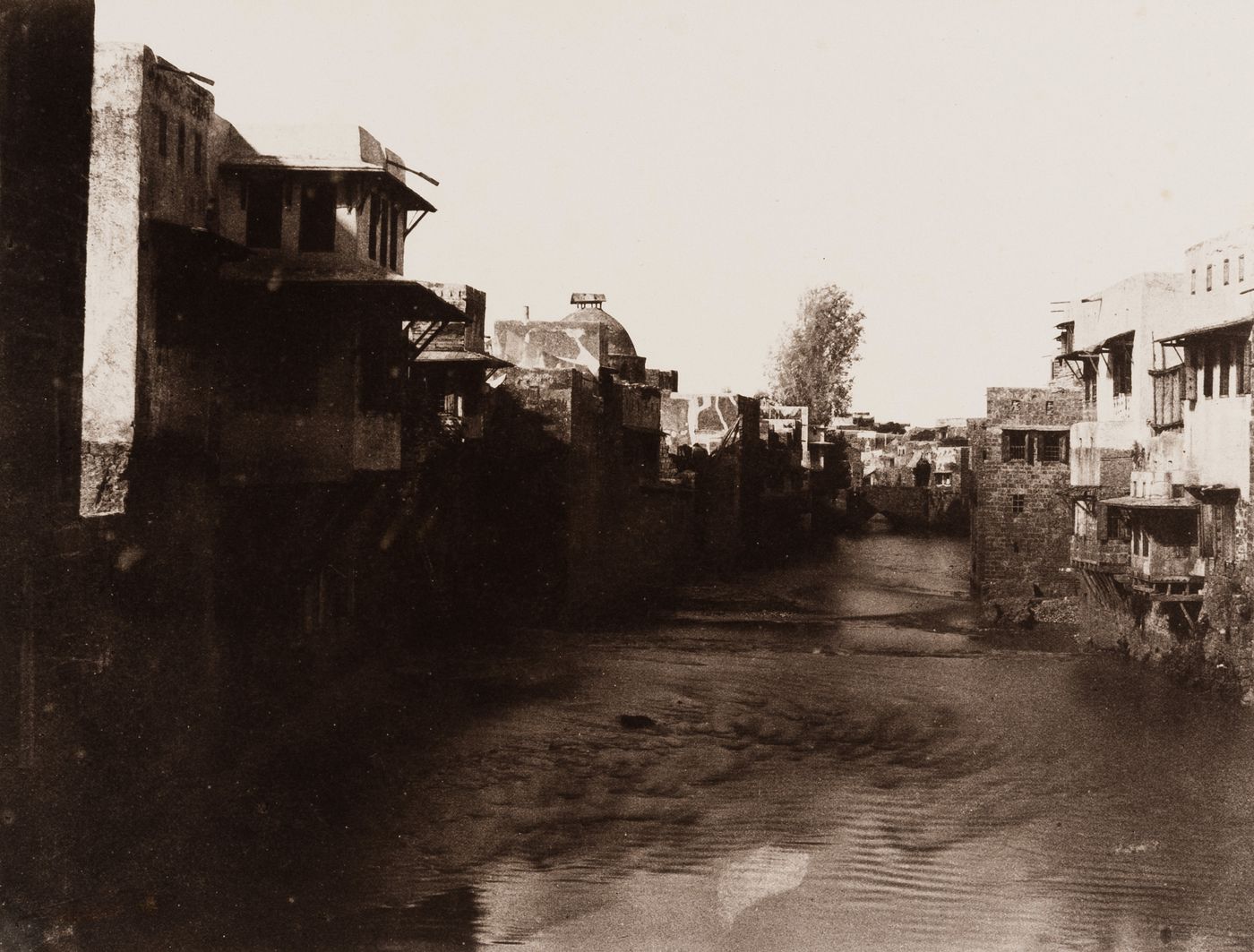 View of Tripoli from the old Djisr-el-Atik Bridge, Ottoman Empire (now in Lebanon)