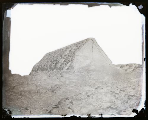 View of Tip Top House covered in rime ice, Mt. Washington, New Hampshire, United States of America
