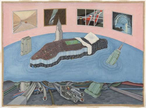 "Freud Unlimited", used by Rem Koolhaas in his book "Delirious New York"

