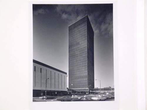 General view of the Xerox Square Building, Rochester, New York, United States