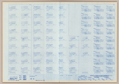 Sections of drainage system for Yokohama International Ferry Port Terminal