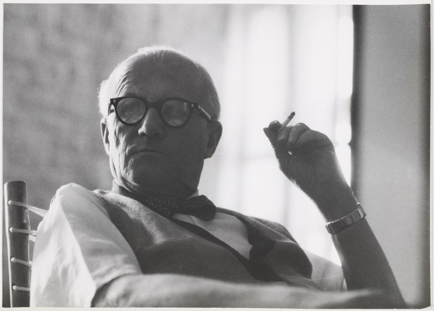 Photograph of Pierre Jeanneret at Chandigarh, India