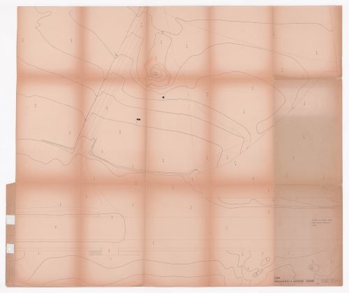 Plan with sketch details on verso for Monumento ao poeta António Nobre, Leça da Palmeira, Matosinhos, Portugal