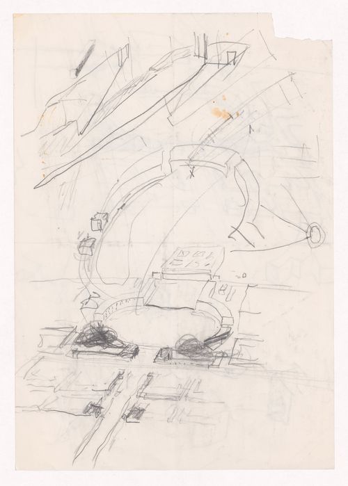 Sketch axonometric views for Proposta para Caserta, Caserta, Italy