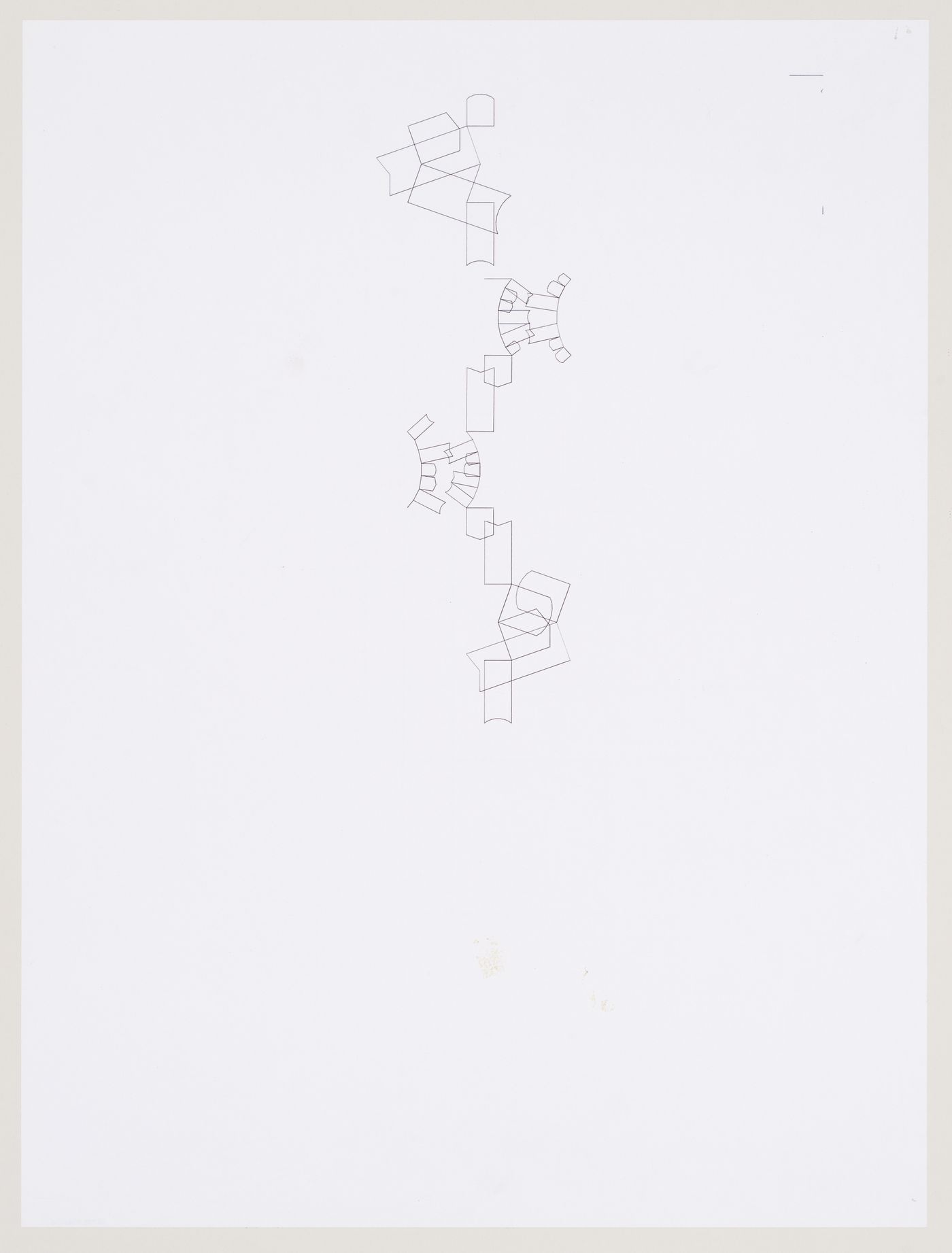 Schematic plan, Biozentrum - Biology Center for the J.W. Goethe University, Frankfurt am Main, Germany