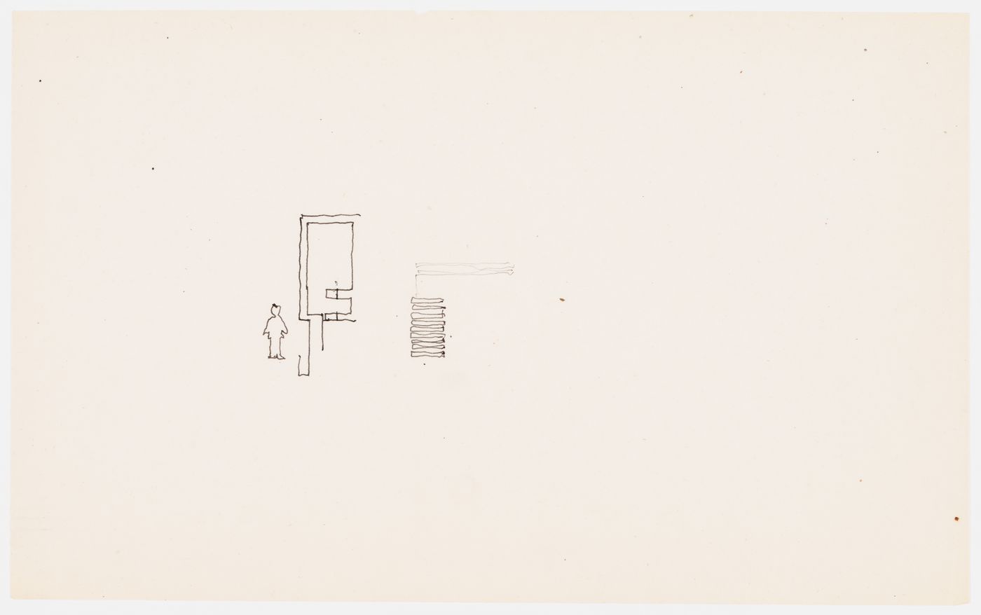 Detail sketches for House I (Barenholtz Pavilion), Princeton, New Jersey