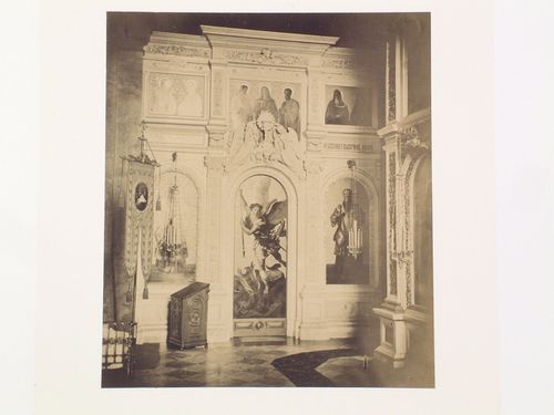 Interior view showing the lateral wall of the iconostasis, Saint Isaac's Cathedral, Saint Petersburg, Russia