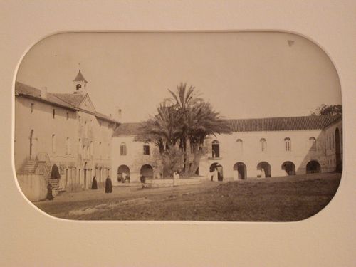 Exterior view of the courtyard of St. George [?] Monastery, Sevastopol [?], Russia (now in Ukraine)