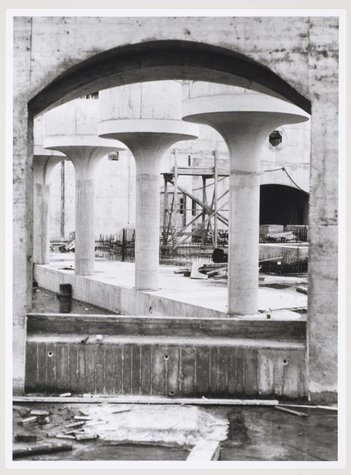 Staatsgalerie, Stuttgart, Germany: view of construction