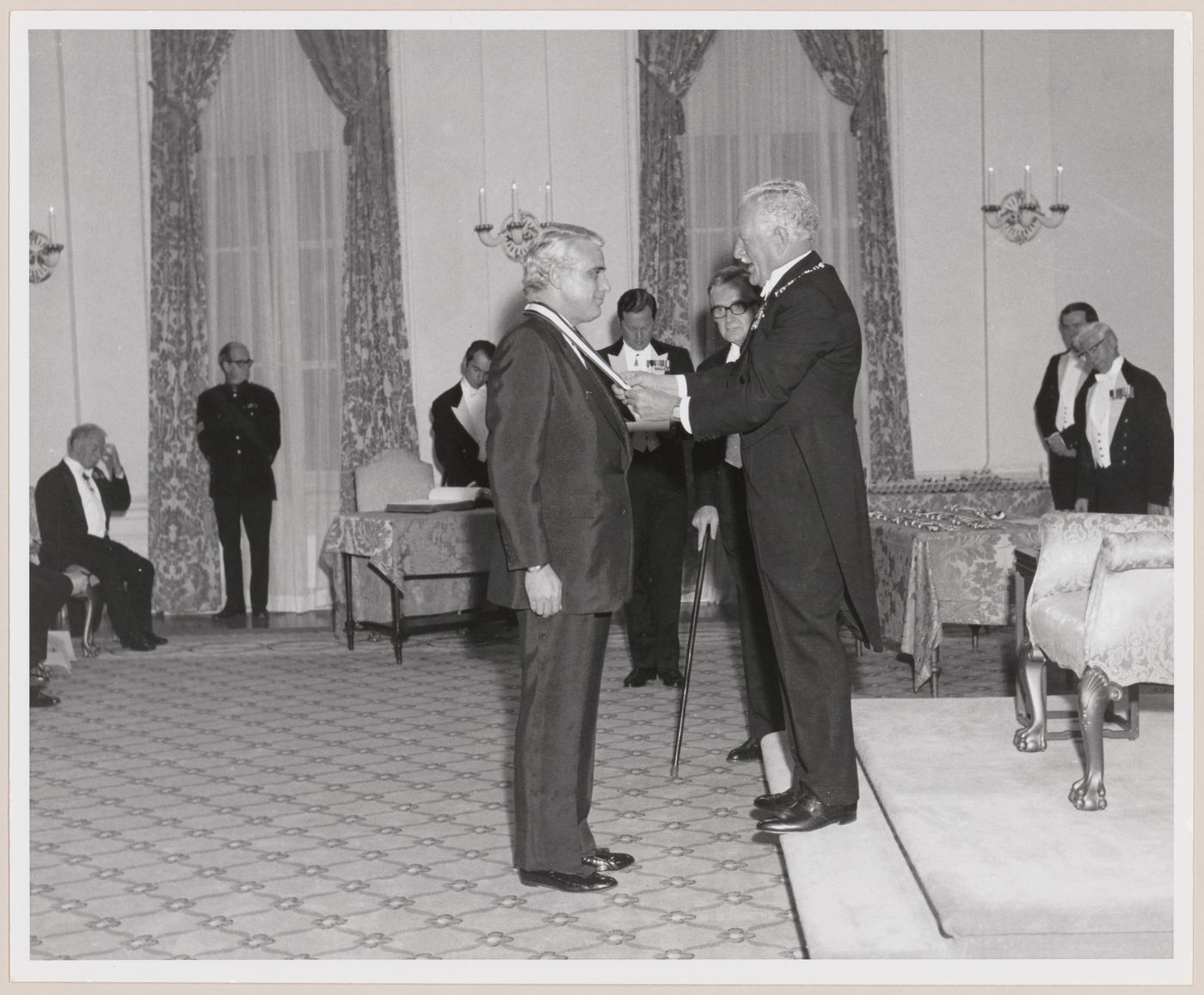 Parkin recieving the Order of Canada