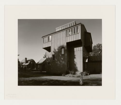 View of the principal façade of the library of Rudolf Steiner Teachers College, Järna, Stockholms Iän, Sweden