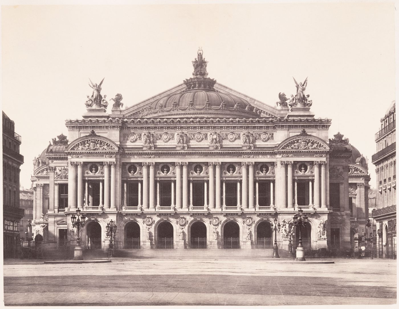 Plate from album ''Buildings, parks and streets of Paris, Versailles and environs, France''