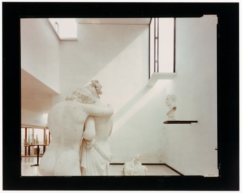 Interior view of the Plaster Cast Gallery showing casts, Museo canoviano, Possagno, Italy