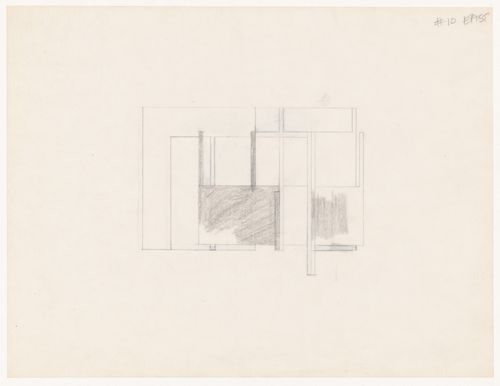 Sketch elevation for House VI, Cornwall, Connecticut