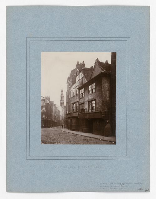 Old houses in Drury Lane