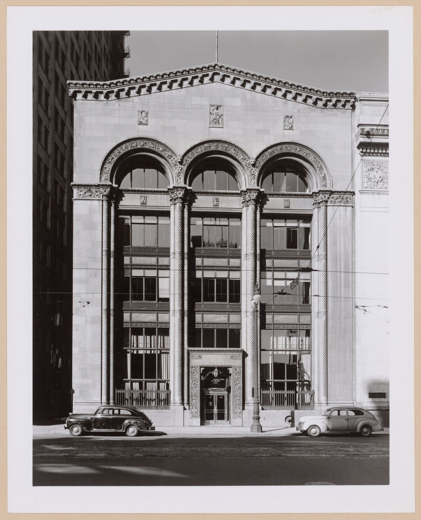 View of the principal façade of the Security Trust Company building, Detroit, Michigan