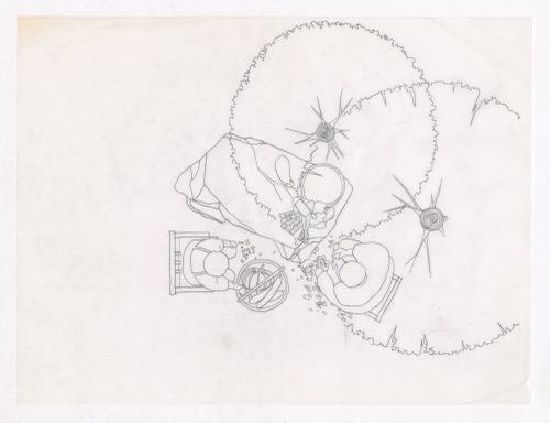 Illustration showing the traditional living patterns for the Sichuan housing project for "Housing a Billion: Urban Upgrading: Design Ideals for Rural China" publication