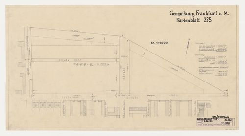 Site plan for Hellerhof Housing Estate, Frankfurt am Main, Germany