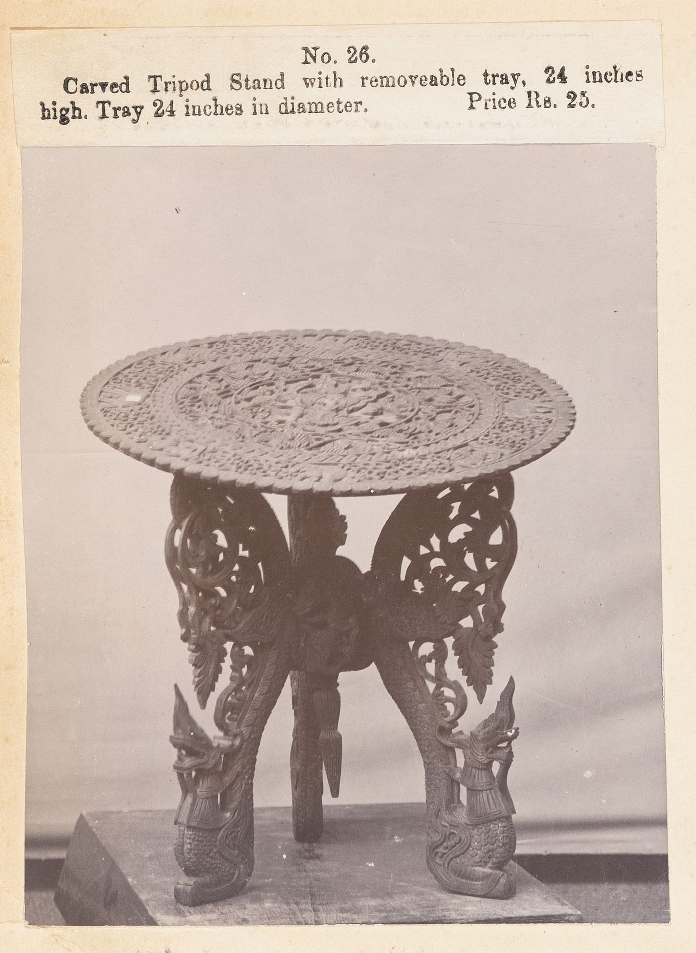 View of a stand, F. Beato Limited, C Road, Mandalay, Burma (now Myanmar)