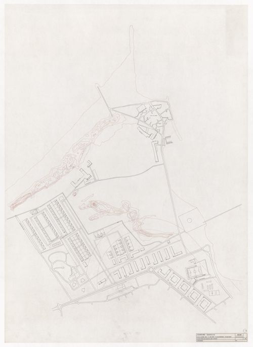 Site plan for Estudo Urbanístico para São João, Costa da Caparica, Portugal