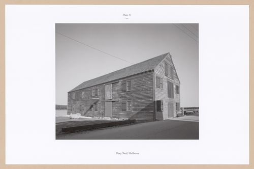 Plate 31: Dory Shed, Shelburne, from the portfolio, A Nova Scotia Archive