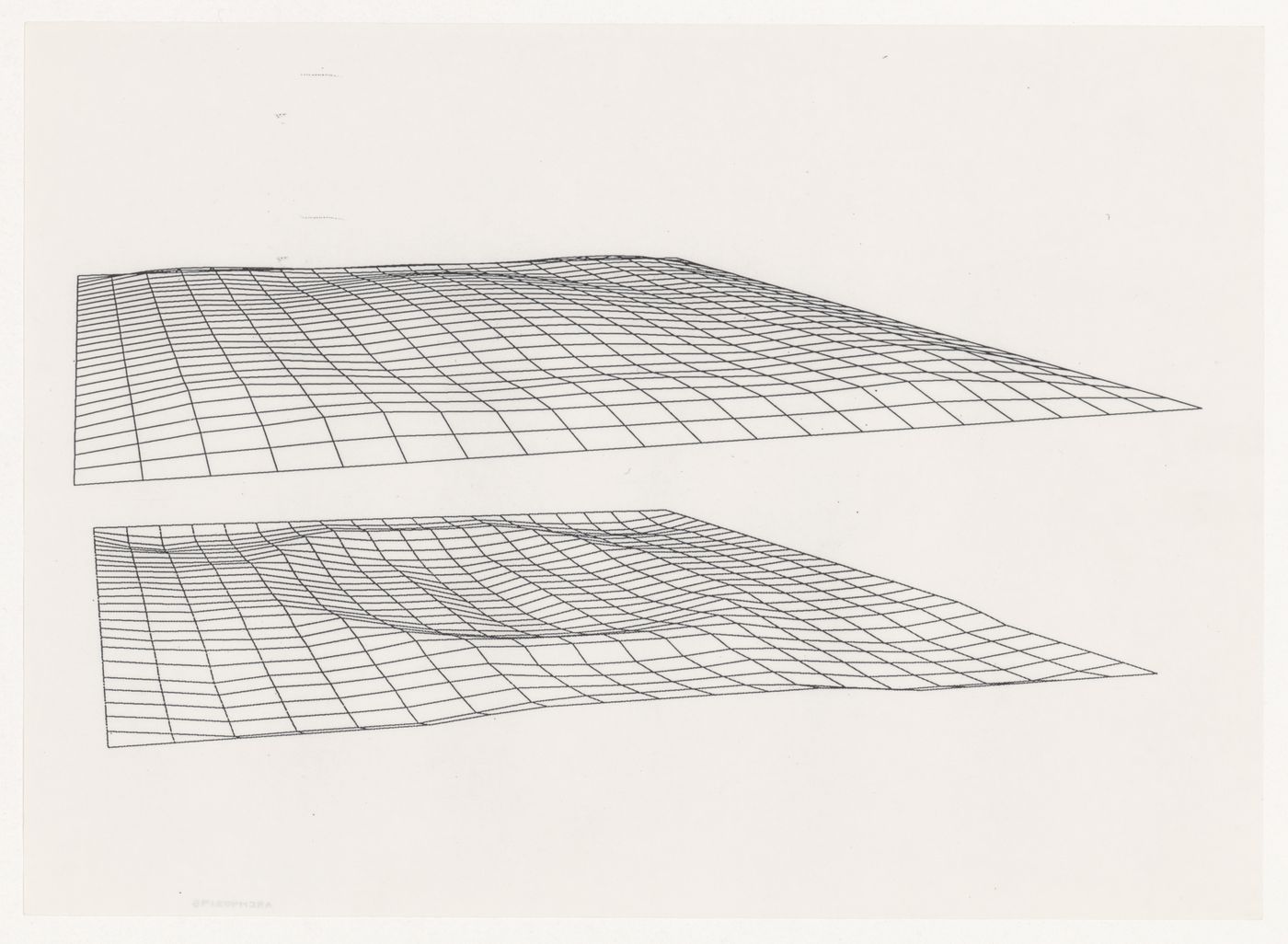 Wireframe exploded view for roof of Galaxy Toyama Gymnasium, Imizu, Japan