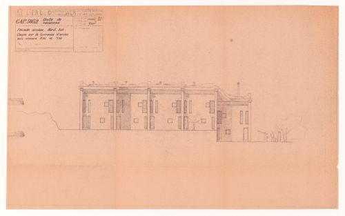 'Unite de vacances - facade arriere nord-est...'