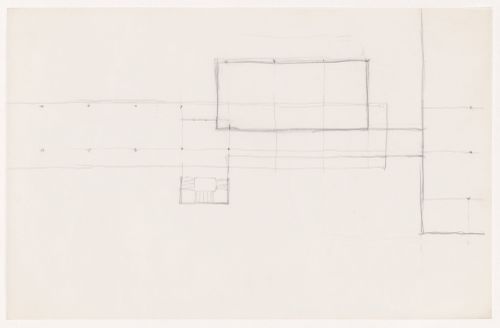 Sketch plan for a campus building for Illinois Institute of Technology