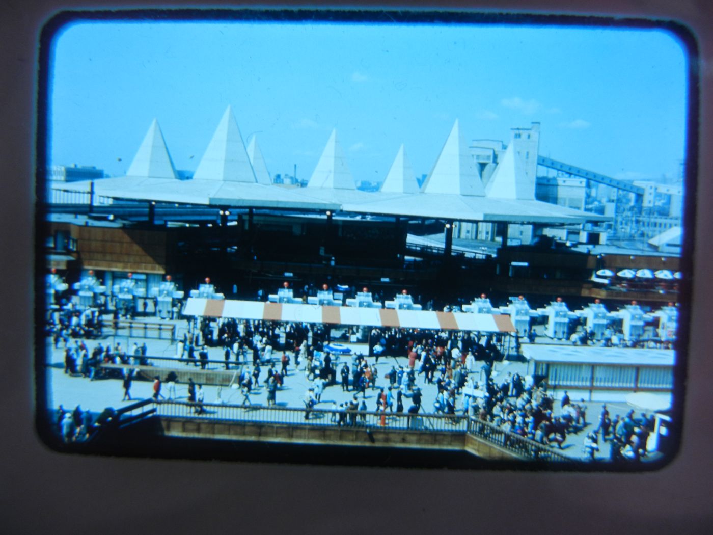 View of the Place d'accueil, Expo 67, Montréal, Québec