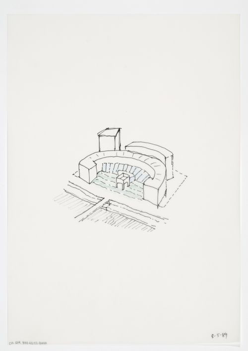 Bibliothèque de France, Paris, France: axonometric