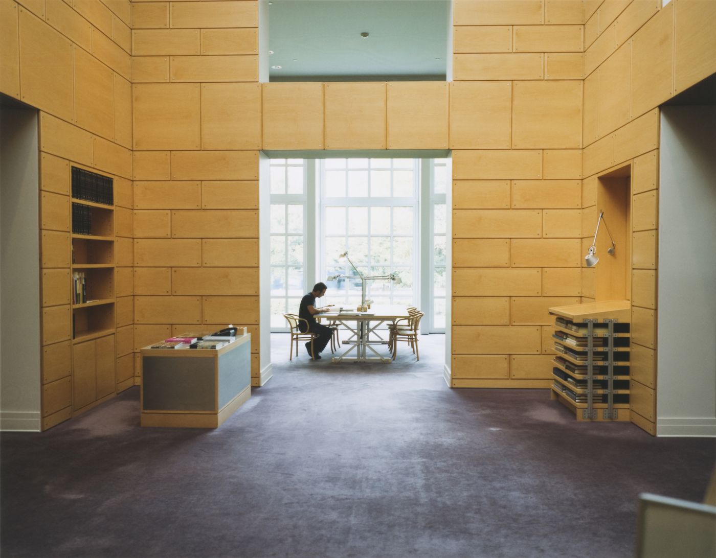 Partial view of the Library reading room, Canadian Centre for Architecture, Montréal
