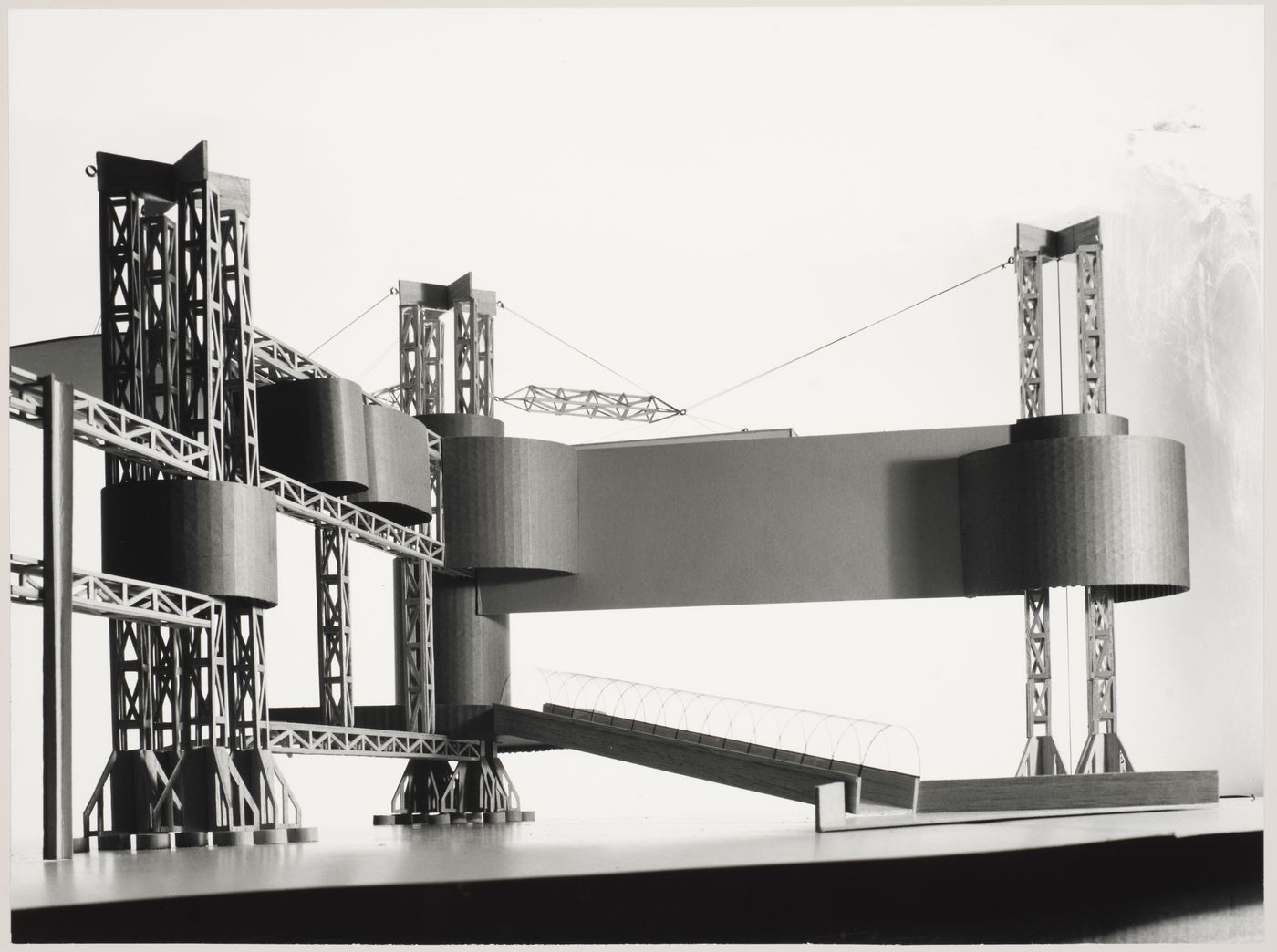 A proposed model of the Canadian Government Pavilion, Japan World Exposition, Osaka, Japan