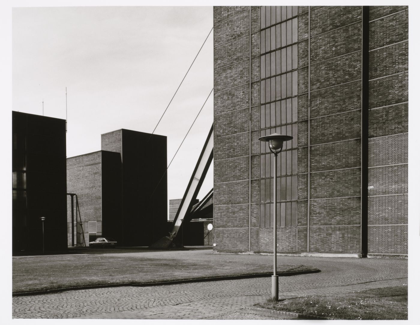 View of mine buildings of Zeche Zollverein Pit No. 12 [Colliery Zollverein Pit No. 12], Stoppenberg and Katernberg, Essen, Germany