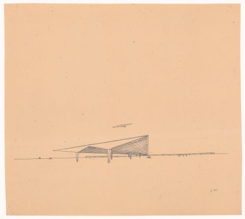 Perspective drawing for Aeropuerto, Buenos Aires, Argentina