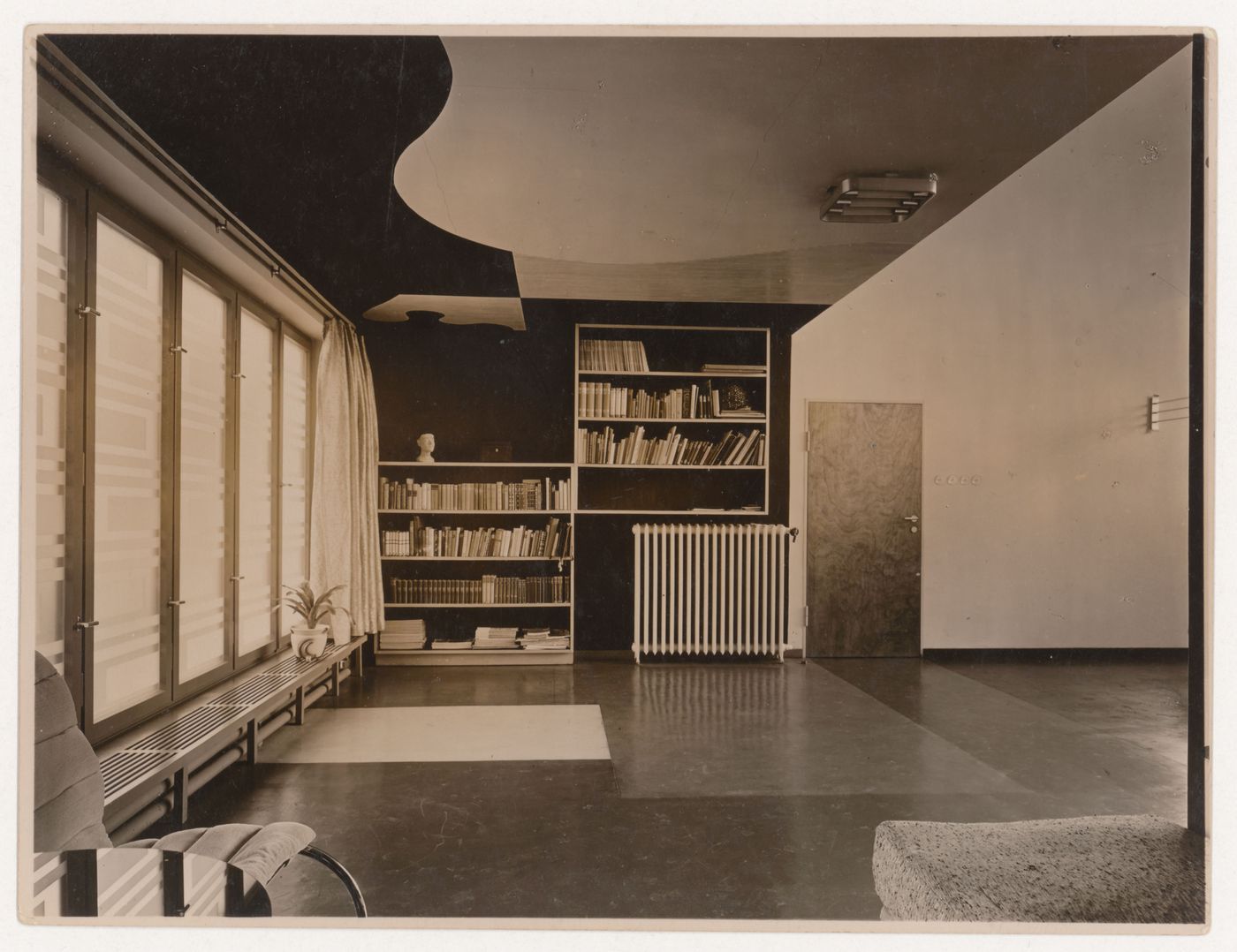 View of the living room, Dr Rabe House, Zwenkau