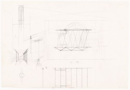 Perspective and details for Casa Frea, Milan, Italy