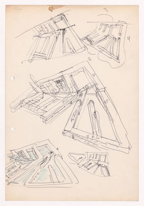 Sketch axonometric views for Loteamento Bárbara de Sousa, Ovar, Portugal