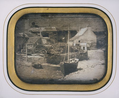 View in front of the ramparts of Brest, Brittany, France
