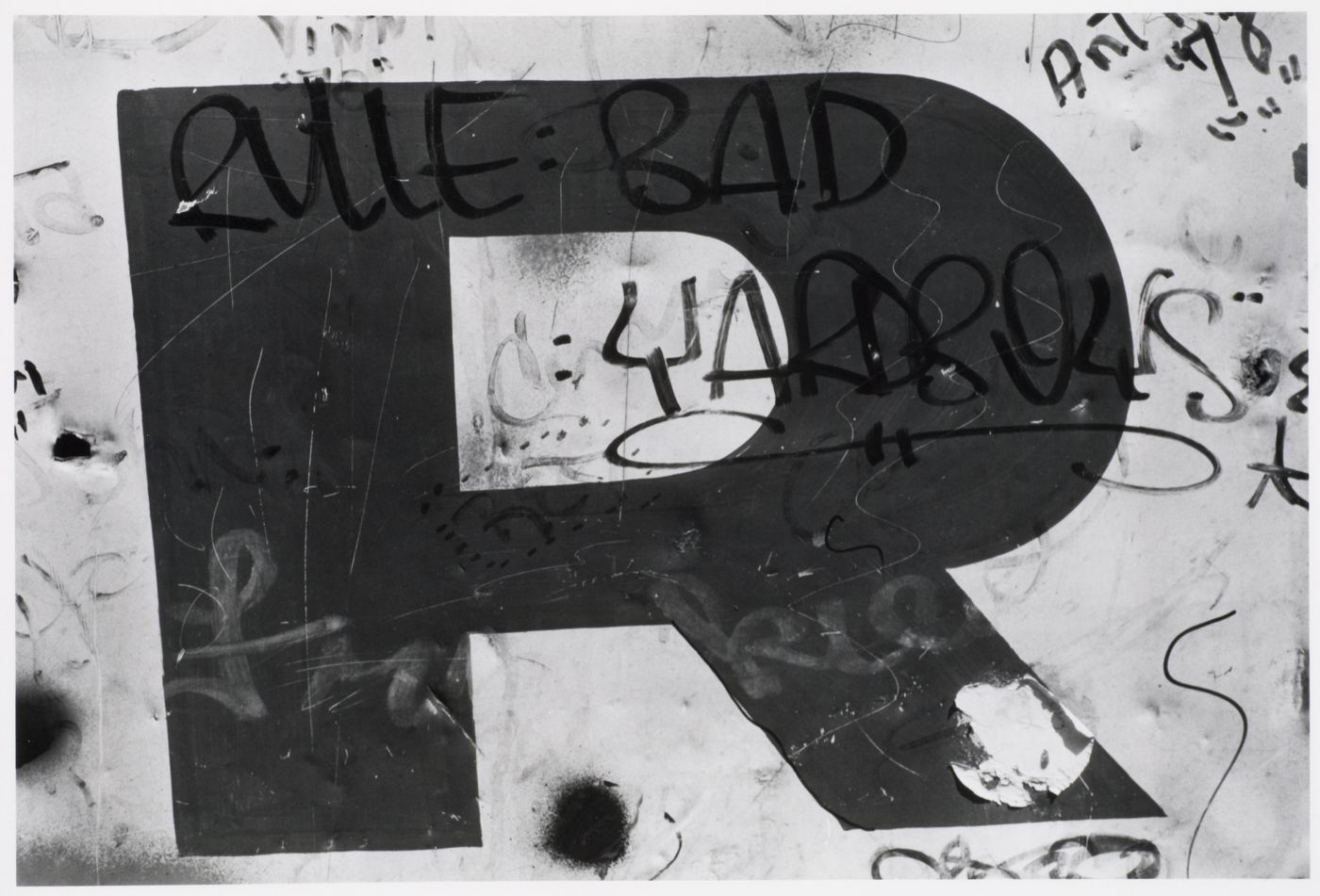 The letter R, from "Letters from People"