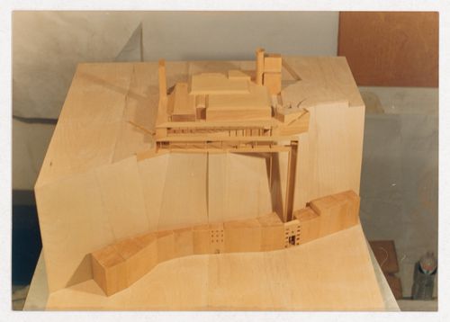 View of model for Ampliação do Casino e Restaurante Winkler, Salzburg, Austria