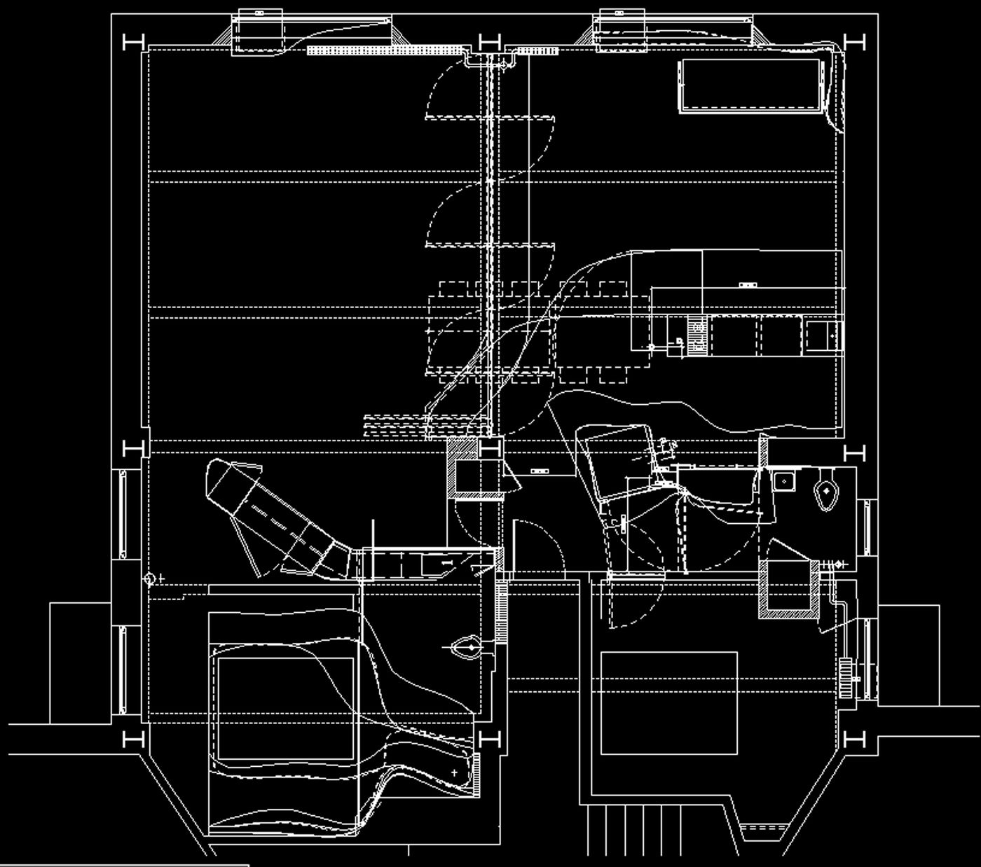 Plan for Ost/Kuttner Apartment [O/K Apartment] in New York City, USA
